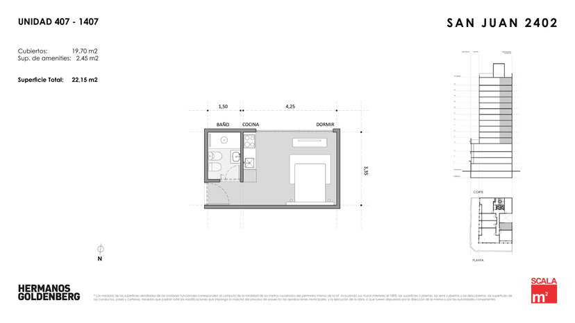 Plano de la unidad UF507