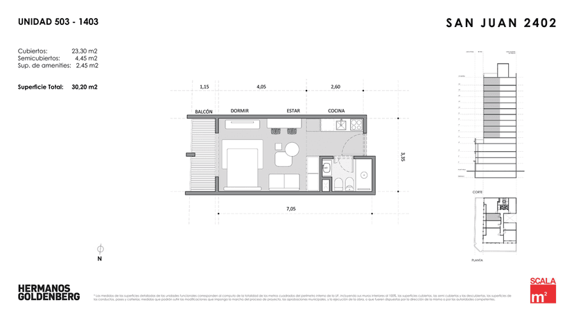 Plano de la unidad UF803