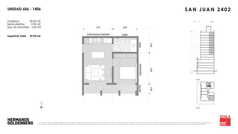 Plano de la unidad UF1006