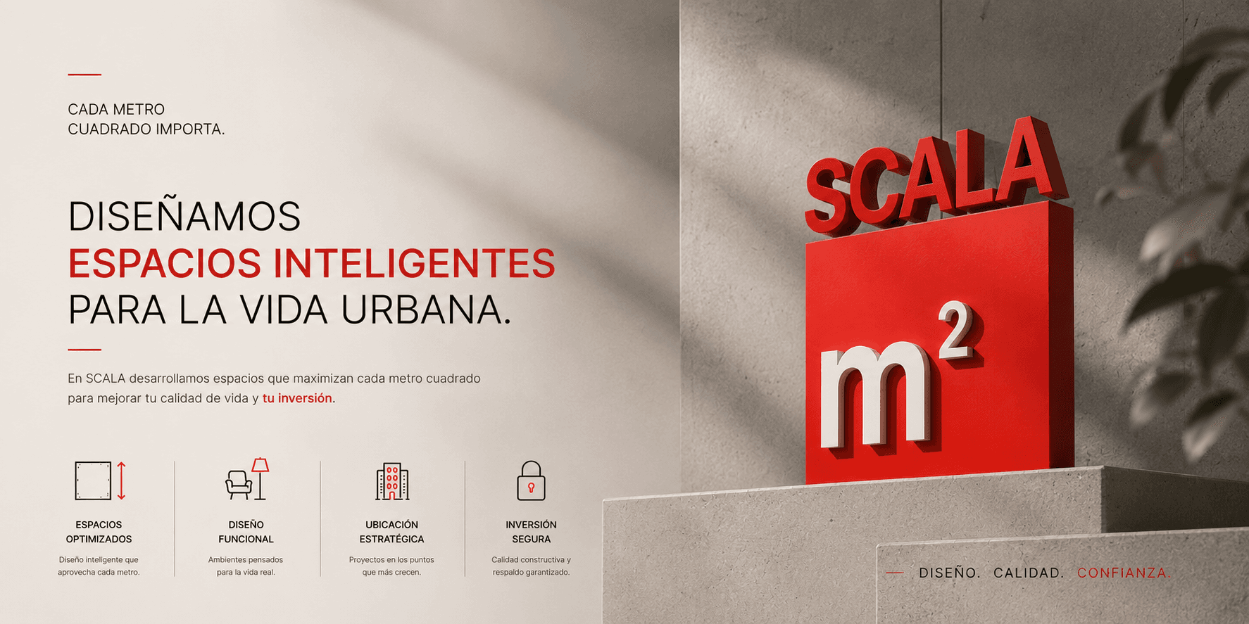 SCALA m² — Flyer del proyecto San Juan 2402